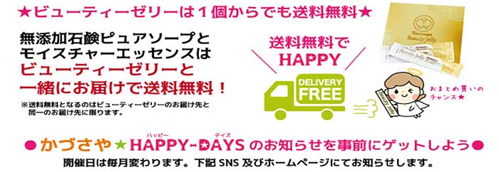 HAPPY-DAYSは送料お得